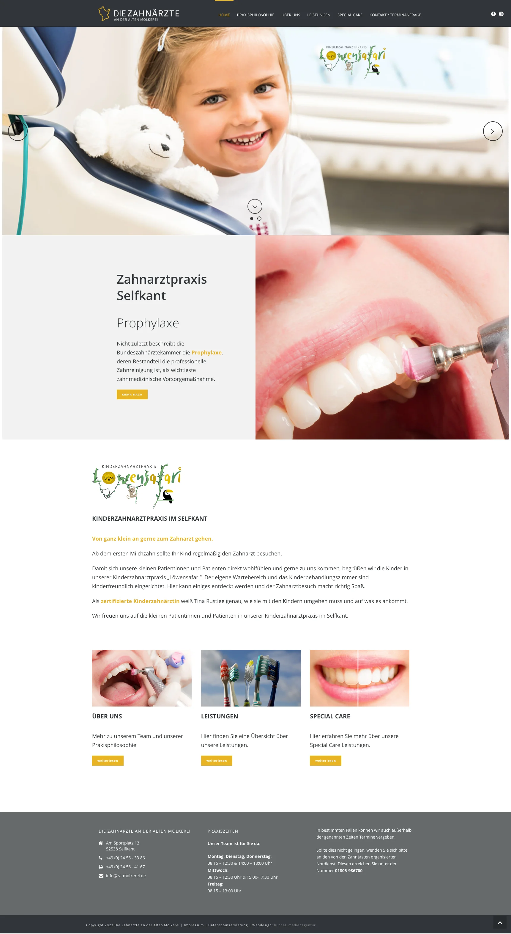 Die Zahnärzte an der Alten Molkerei Zahnarztpraxis Selfkant