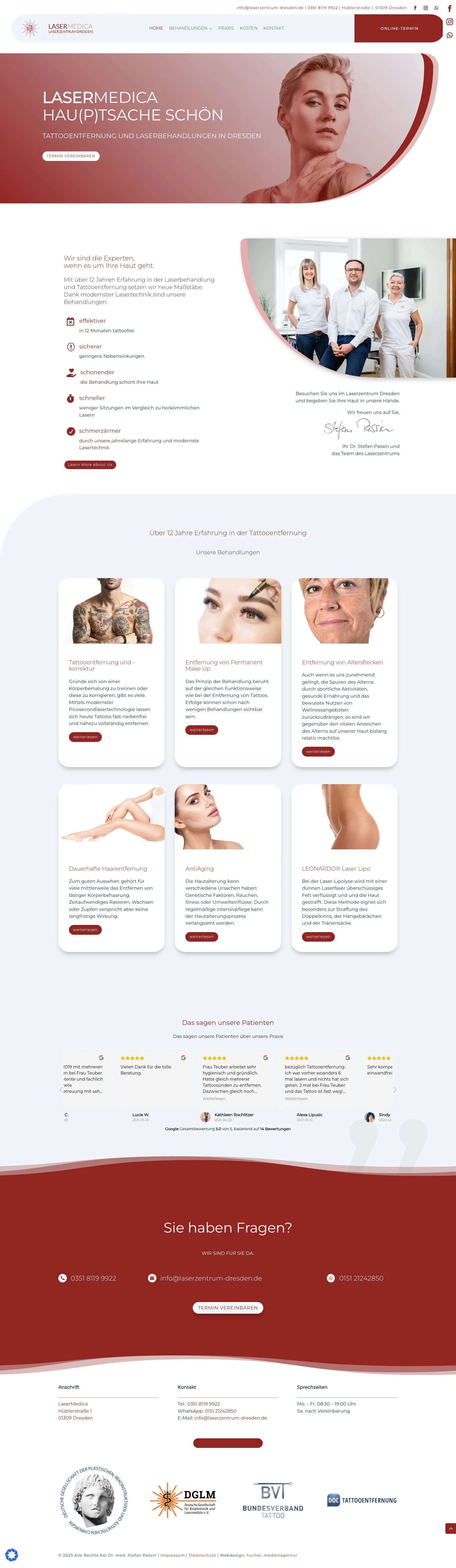 Home Tattooentfernung Dresden Lasermedica