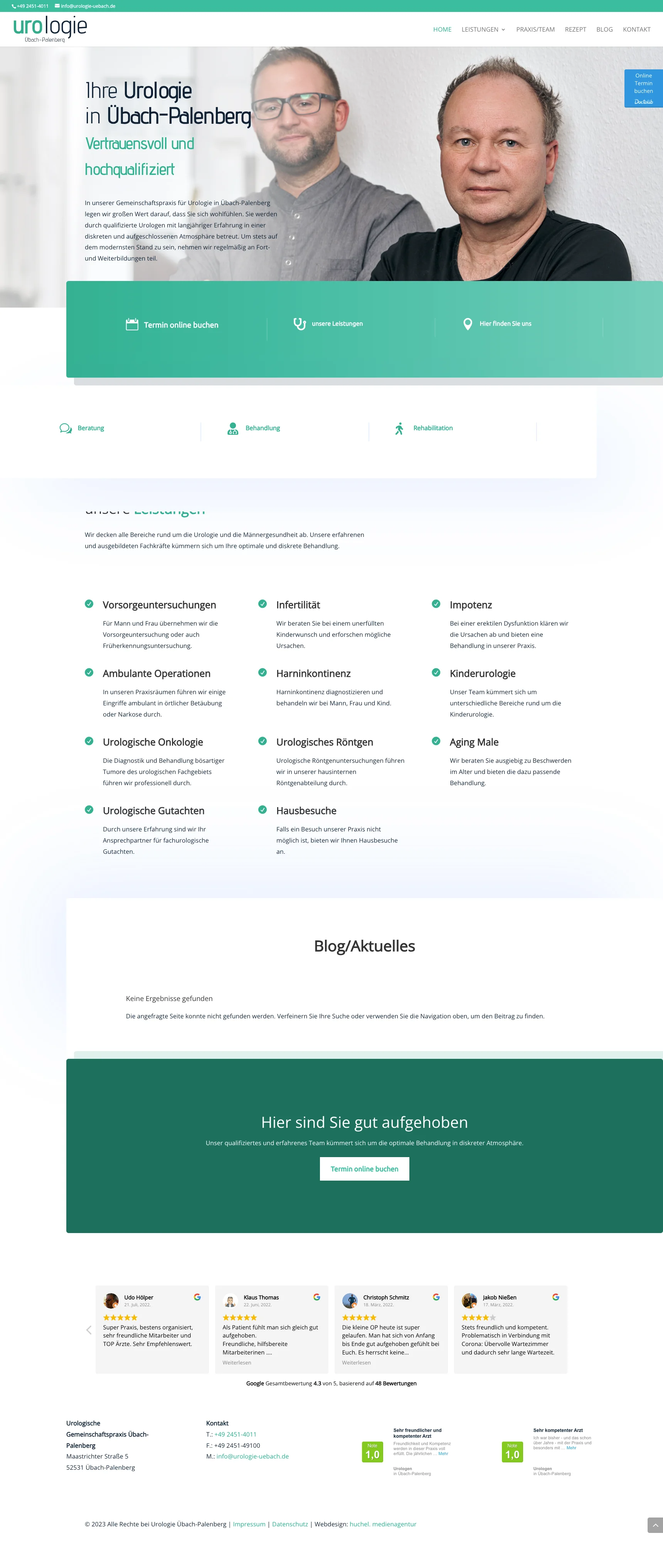 Urologie in Übach Palenberg Gemeinschaftspraxis