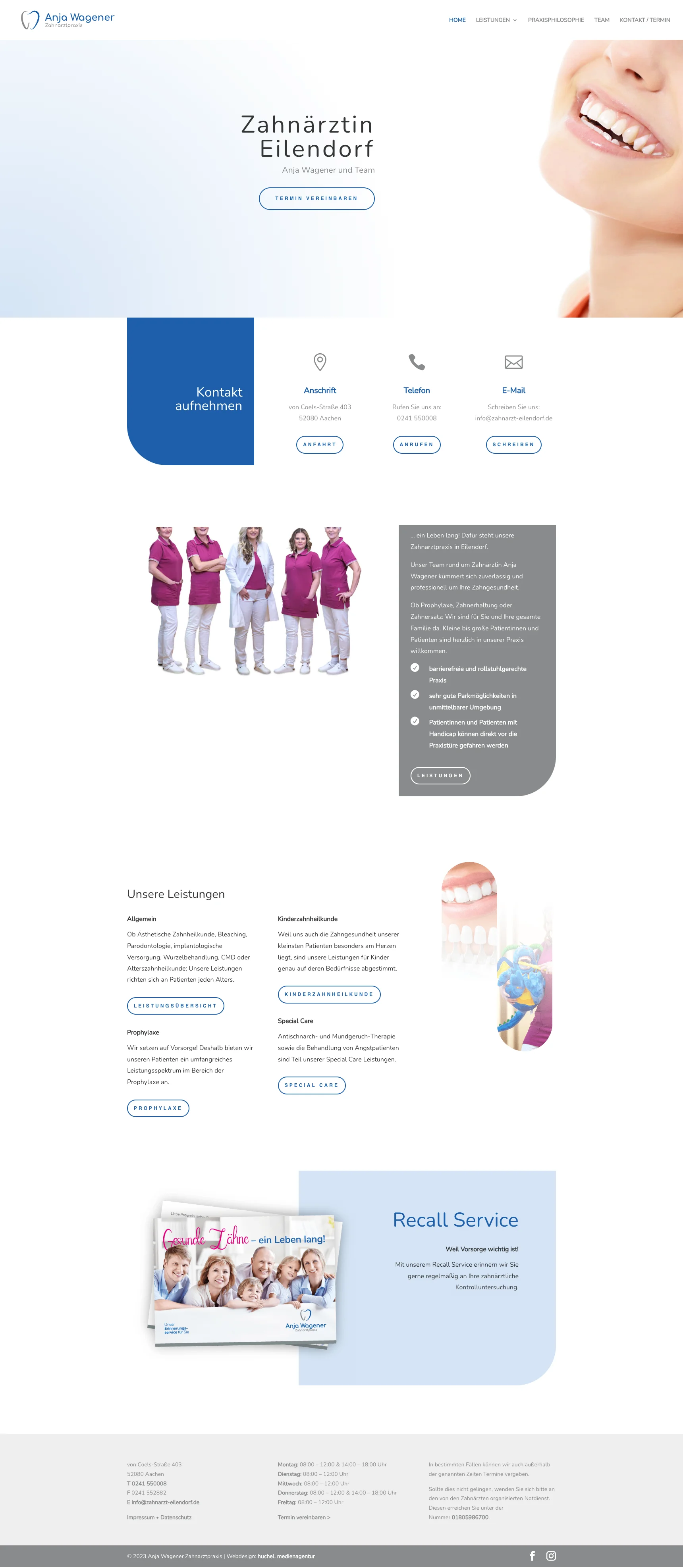 Zahnarztpraxis Eilendorf Anja Wagener Zahnärztin in Eilendorf