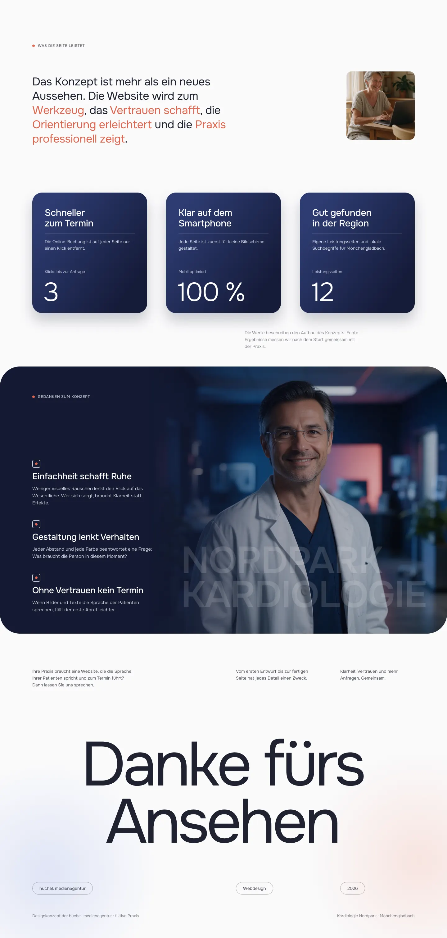 Referenz: Designkonzept Kardiologie Nordpark