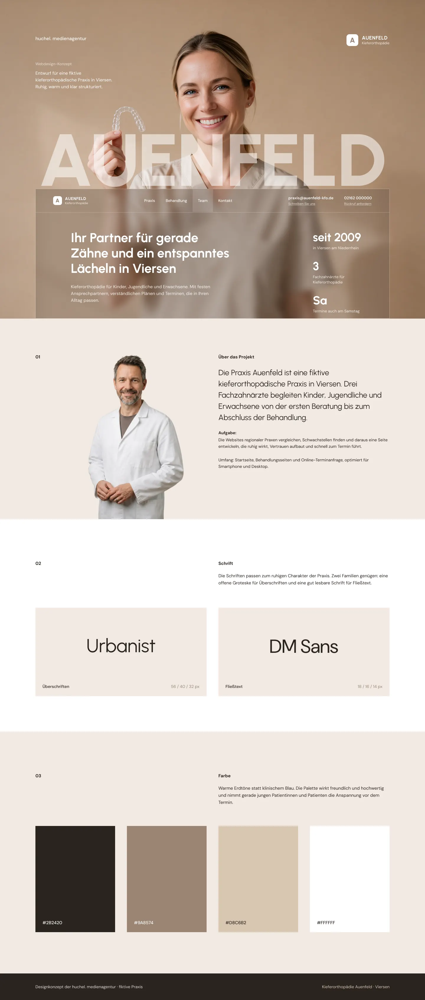 Referenz: Designkonzept Kieferorthopaedie Auenfeld