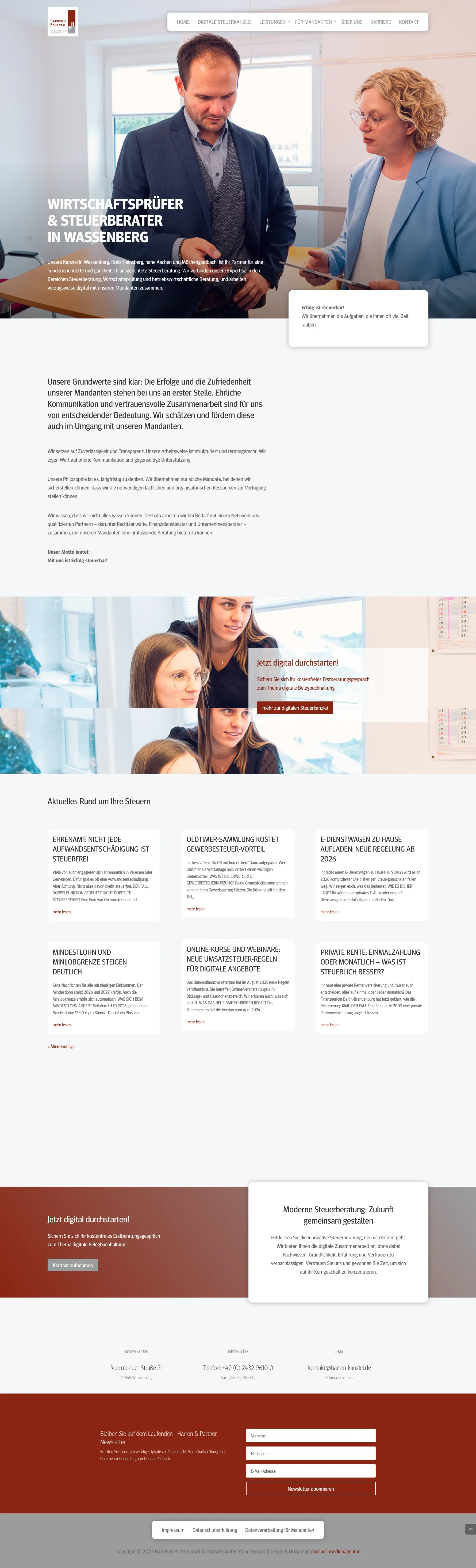 Website Harren & Partner