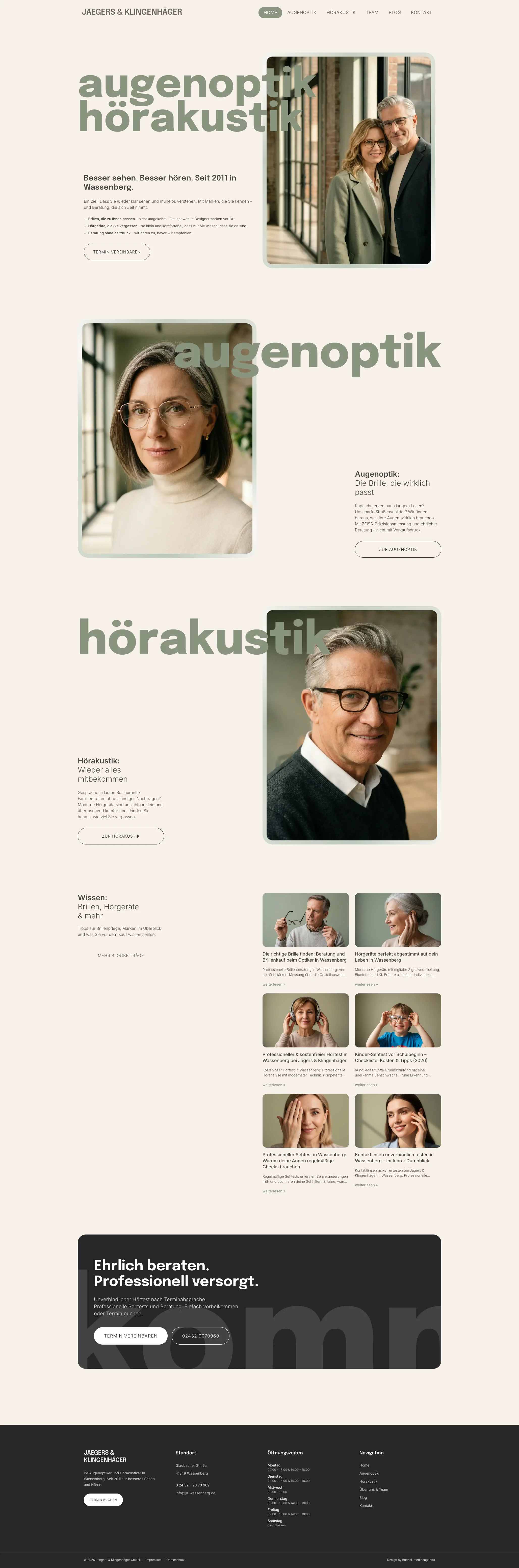 Website Jägers & Klingenhäger